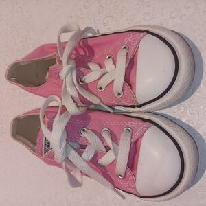 Converse Girls Pink Sneakers